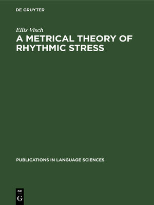 cover image of A Metrical Theory of Rhythmic Stress